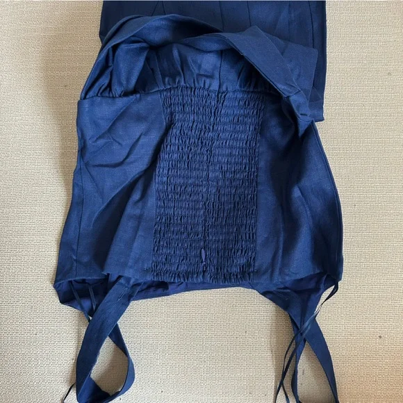 Reformation Navy Midi Dress - Picture 6 of 9